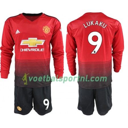 Manchester United LUKAKU 9 Kind Thuis Tenue 2018-19 L/S